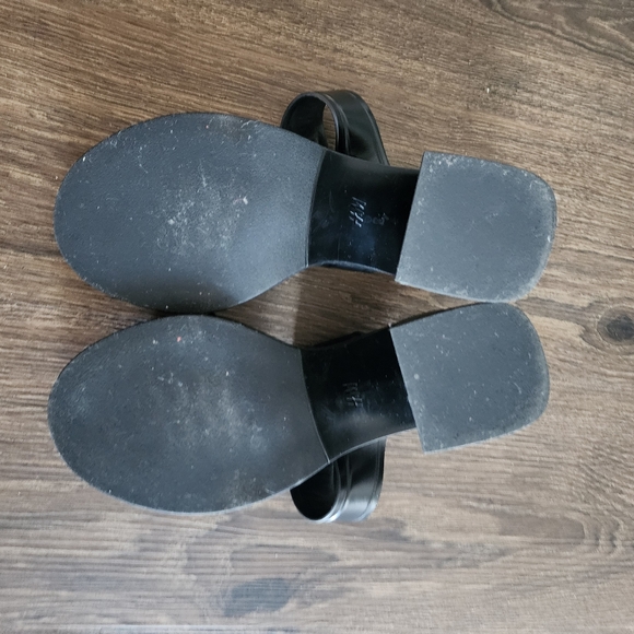 H&M Sz 9 Black Heeled Sandals - Picture 5 of 6